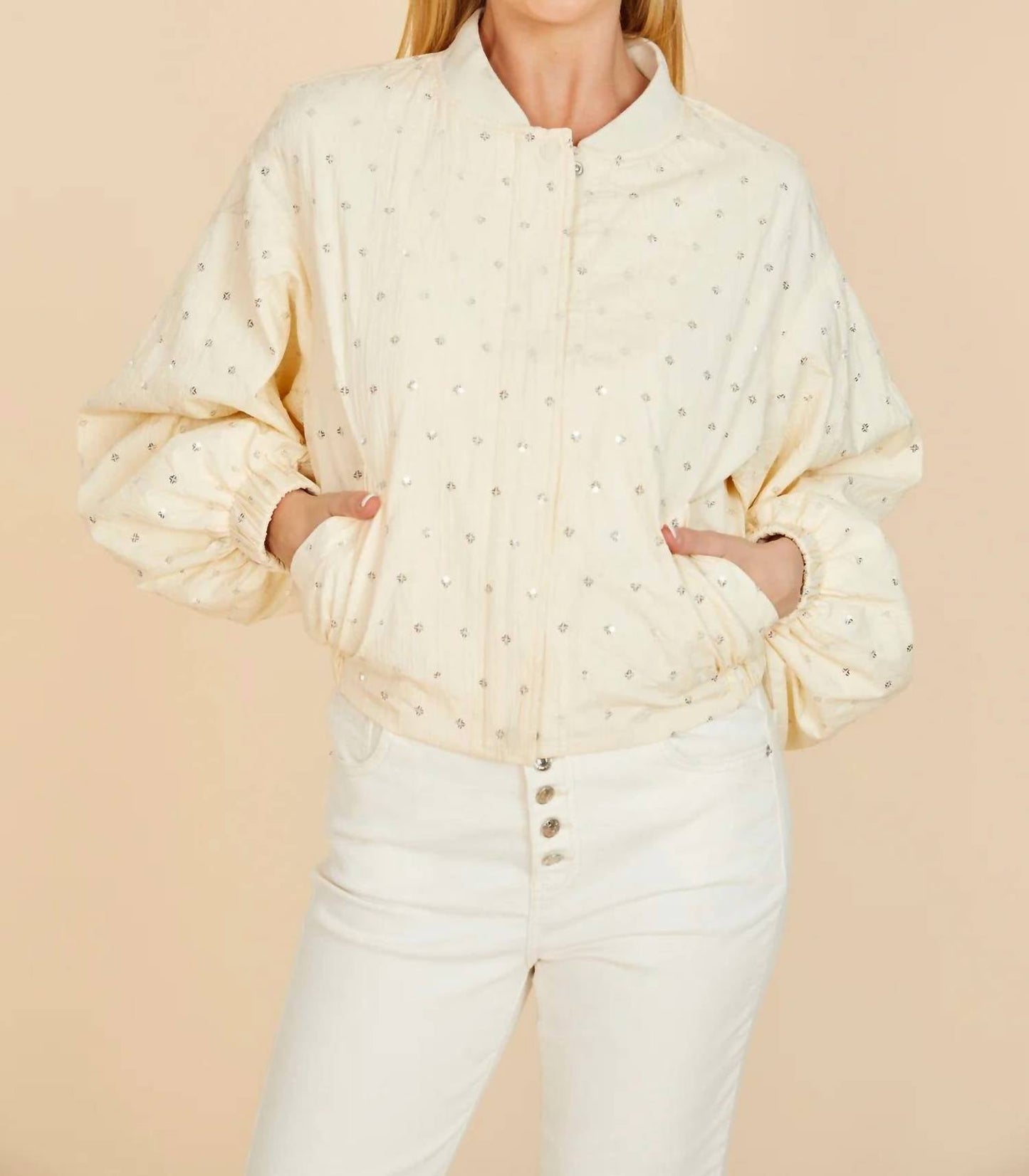 Dolce Cabo - Embellished Sleeve Jacket