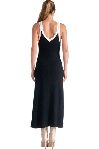 Elan - Stripe Front Midi Dress