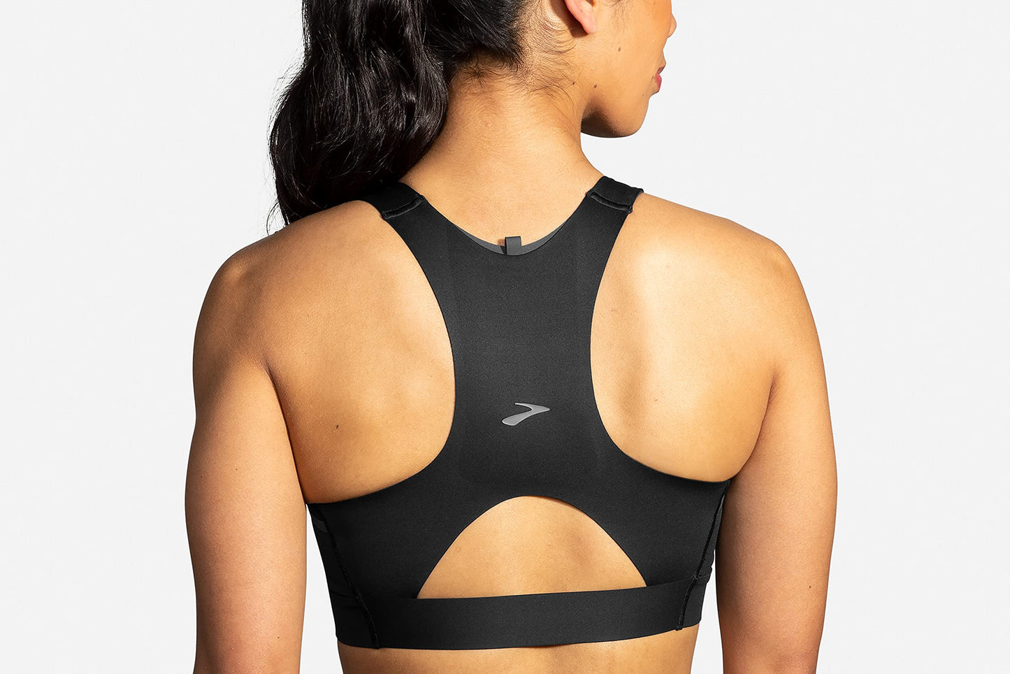 Brooks Women's Black Sports Bra with Storage - Size: 38CD