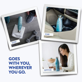 Triple-Insulated Stainless Steel Water Bottle - 2 Pack