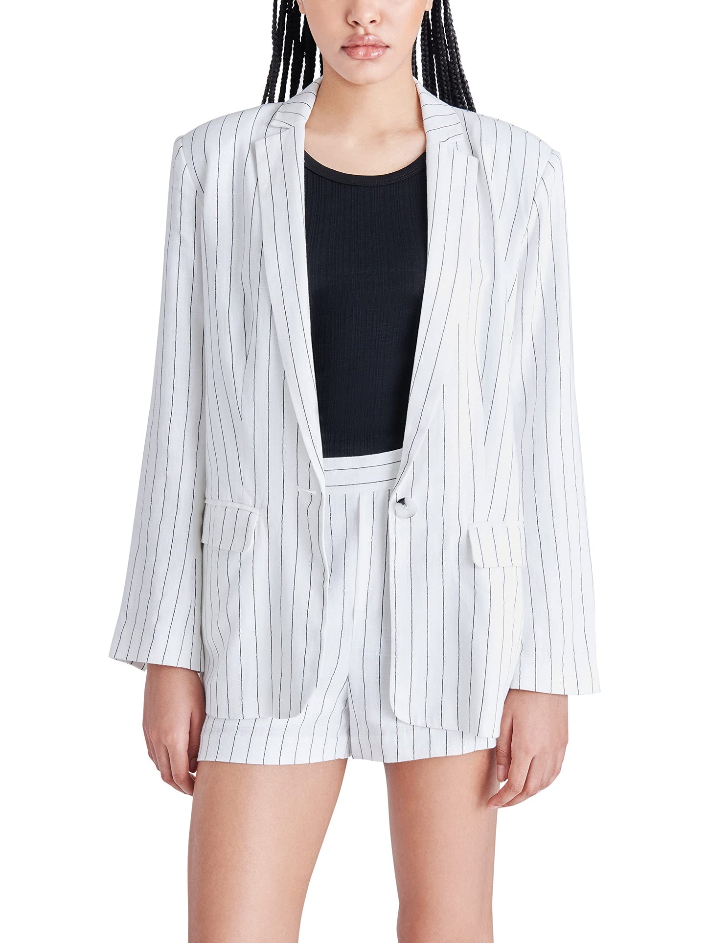 Women's Jessa Blazer Ivory Stripe - Medium