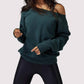Spiritual Gangster - Vida Off Shoulder Sweatshirt
