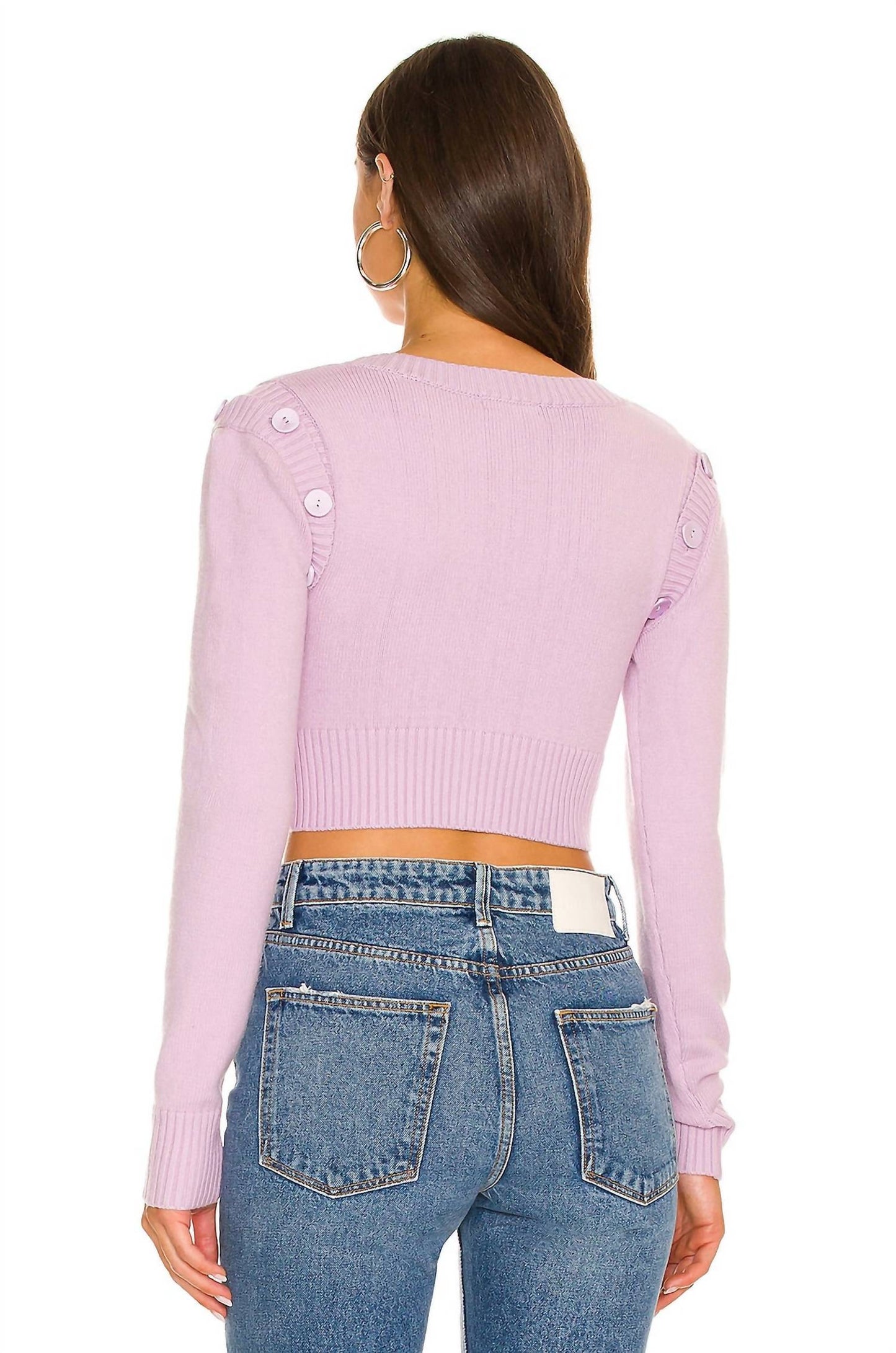 For Love & Lemons - JOAN CROP CARDIGAN