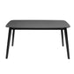 Retro Dining Table With Faux Wood Top