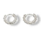 Jagged Halo Jewelry - Women's Crystal Spike Mini Huggie Hoop Earrings