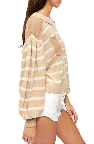 Free People - BETWEEN THE LINES STRIPE SWEATER