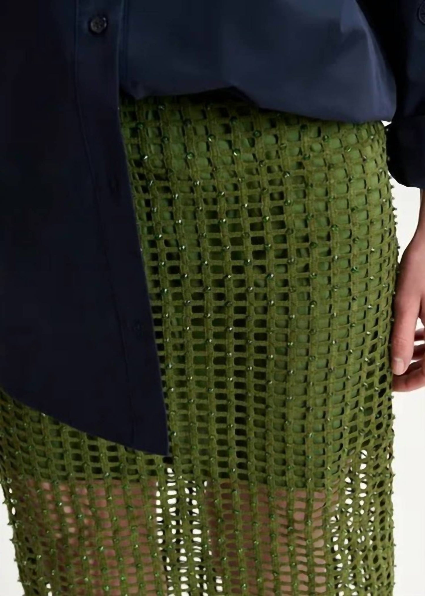 Essential Antwerp - Handkerchief Sequin Mesh Skirt