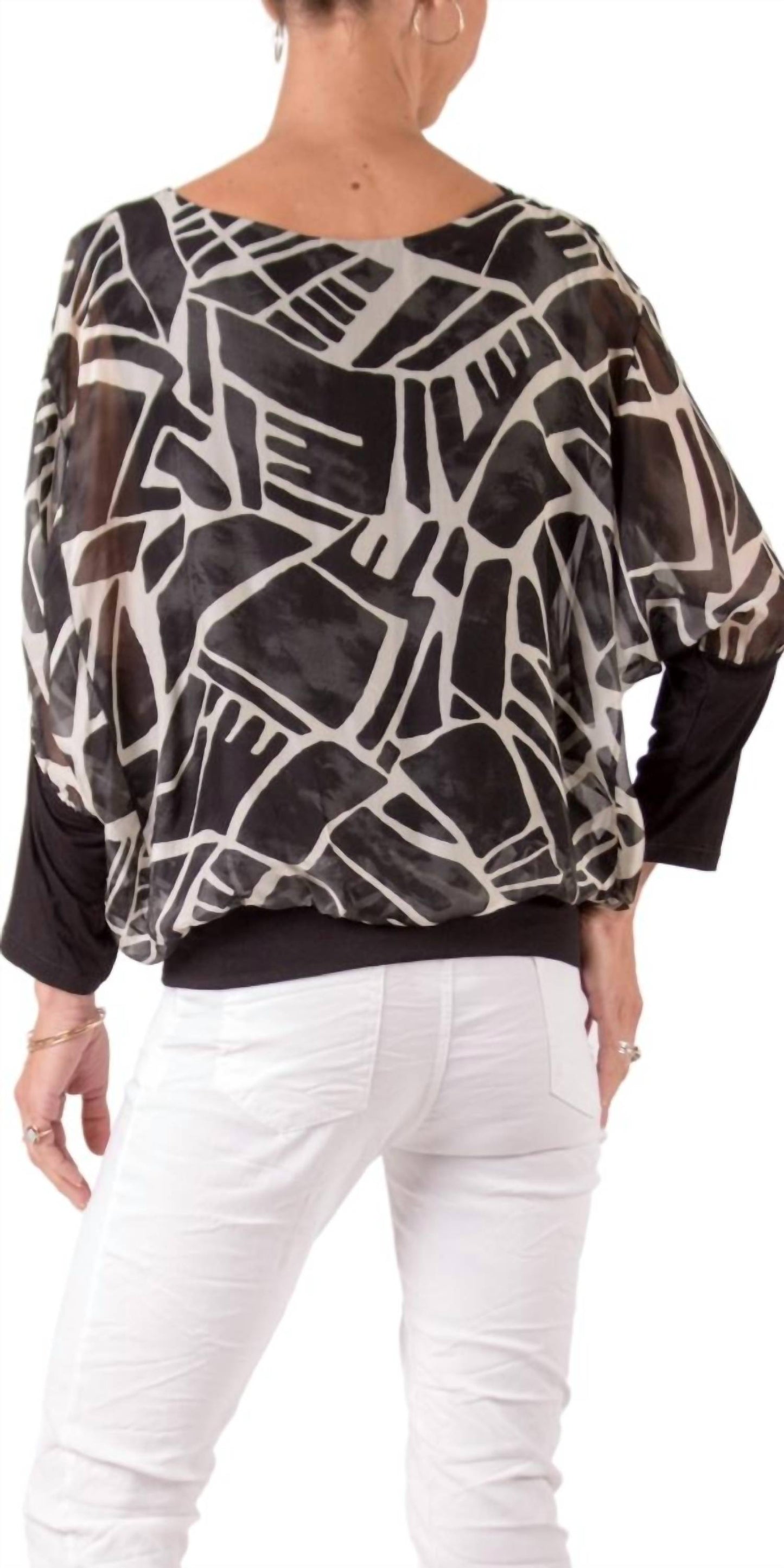 Gigi Moda - Cavoli Astratta Blouse