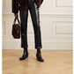 Agolde - Riley Long Recycled Leather Straight Pants