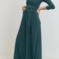 Hello Miz - Floral Faux Wrap Maternity & Nursing Maxi Dress