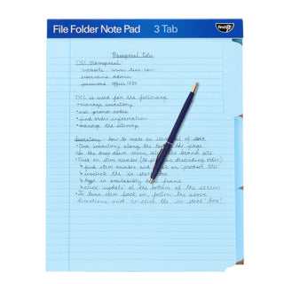 File Folder Notepad - Pack of 12