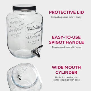 Glass Drink Dispenser