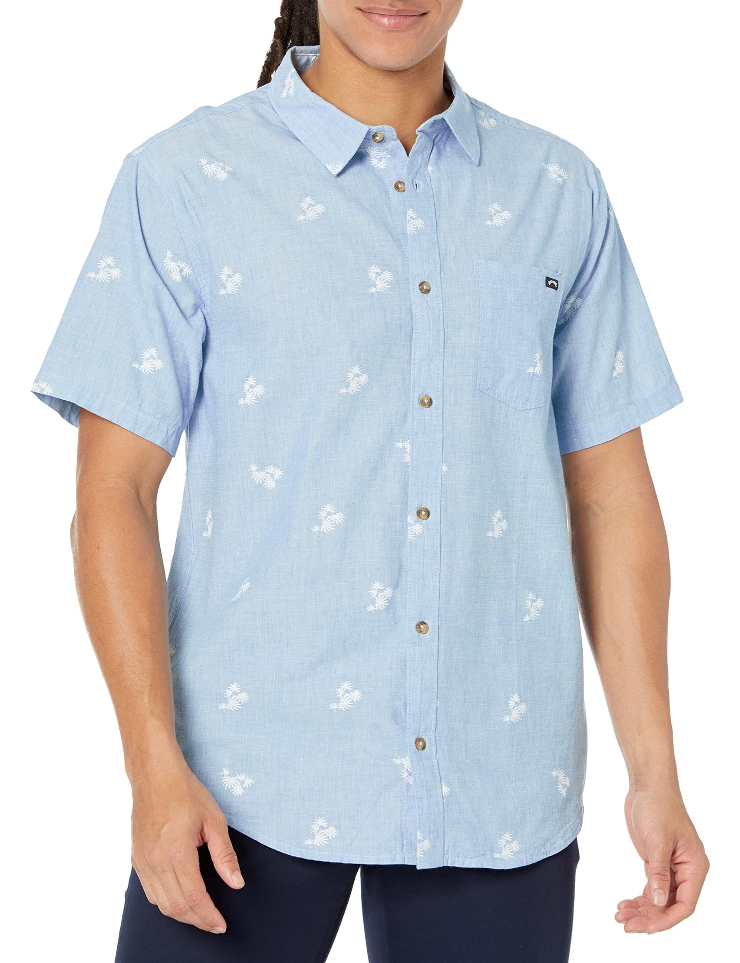 Billabong Mens Sundays Floral Short Sleeve Woven Shirt