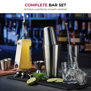 7-Piece Stainless Steel Cocktail Shaker Set