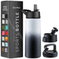 Insulated Sports Water Bottle with Straw