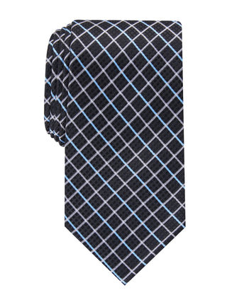 Perry Ellis Portfolio Mens Elmdale Business Professional Neck Tie Black O/S