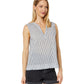 Carve Designs Women's Dylan Tank Blouse - Navy Milos Stripe