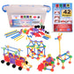 Educational Building Blocks Kit - 176 Pieces  (Ages 4-8)