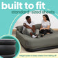 EZ INFLATE Double High Luxury Air Mattress with Built in Pump