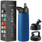 Insulated Sports Water Bottle with Straw
