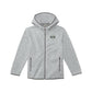 LLBean Kids Sweater Fleece Hooded Jacket - Pewter
