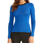 RACHEL Rachel Roy Womens Metallic Ringer Pullover Sweater Blue XXL
