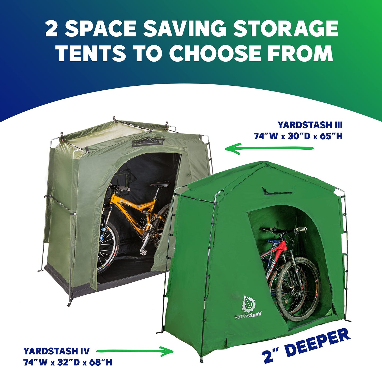 YardStash Bike Storage Lightweight Tent