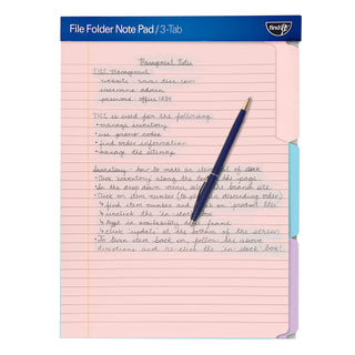 File Folder Notepad - Pack of 12