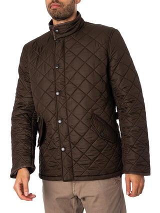 Barbour Mens Powell Quilted Jacket - Black