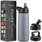Insulated Sports Water Bottle with Straw