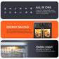 [Elite Gourmet All Steel Exterior French Door Air Fryer Convection Countertop Oven]