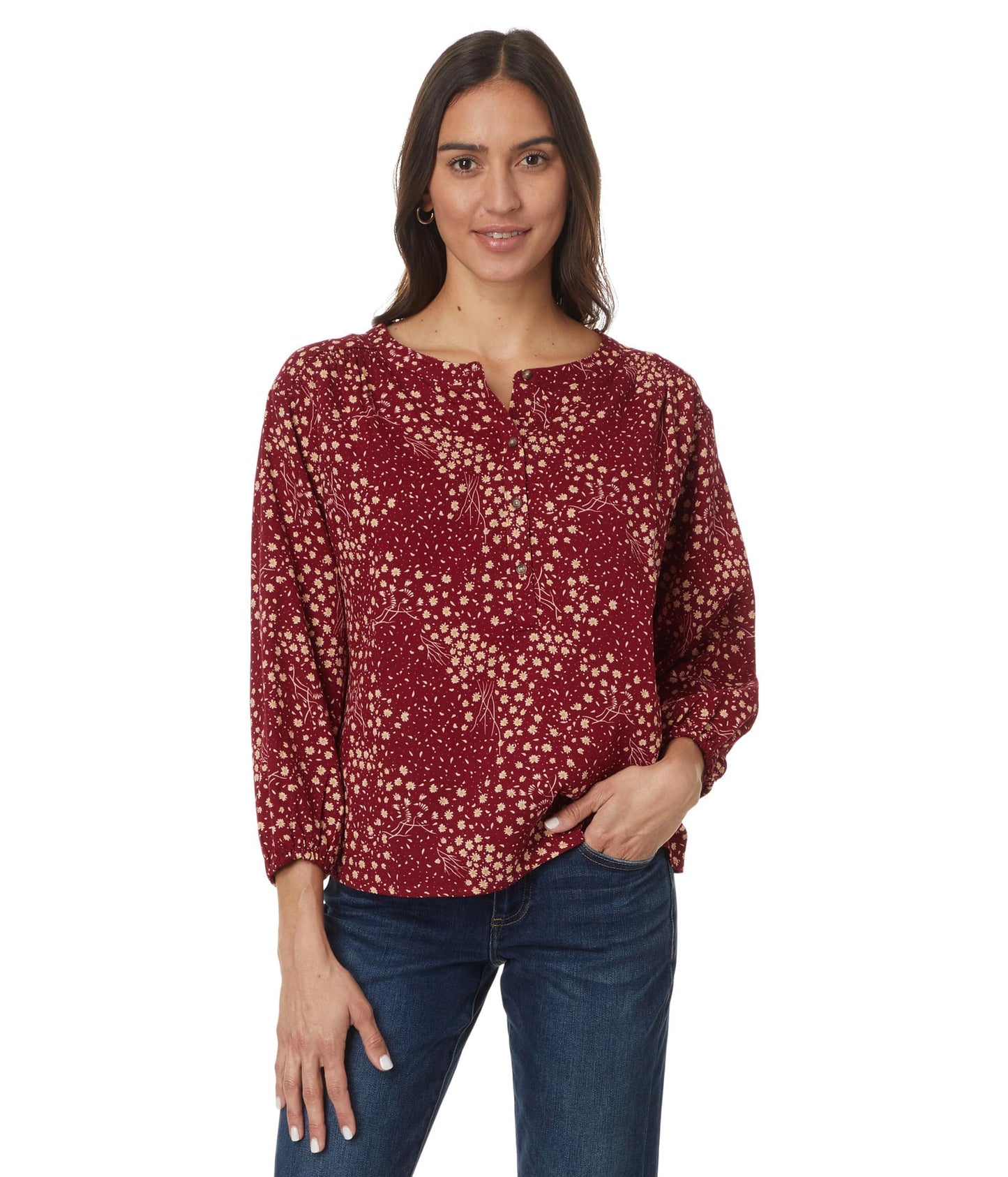 ToadCo Women's Manzana Long Sleeve Peasant Top