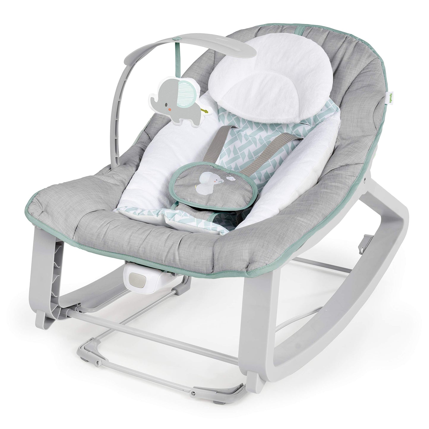 Ingenuity Keep Cozy 3in1 Grow with Me Vibrating Baby Bouncer Seat  Infant to Toddler Rocker Vibrations  Toy Bar 030 Months Up to 40 lbs Weaver