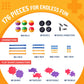 Educational Building Blocks Kit - 176 Pieces  (Ages 4-8)