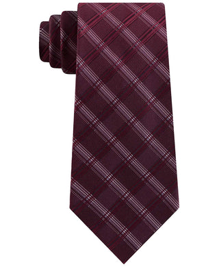 Kenneth Cole Reaction Mens Adam Silk Blend Professional Neck Tie Red O/S