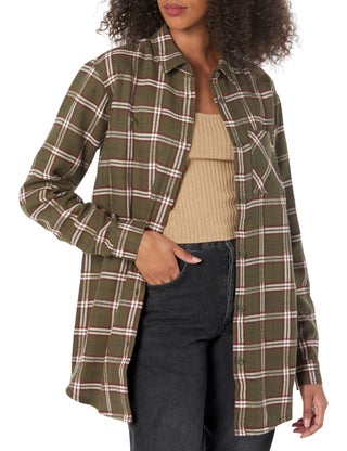 Jack Wolfskin Women's Morgenluft Long Sleeve Shirt in Island Moss