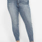 Judy Blue - High Waist Tummy Control Contrast Wash Skinny Jeans