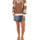 She + Sky - Girl on the Go Colorblock Sweatshirt