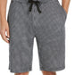 Perry Ellis Men's Gingham Check Pajama Shorts Black Size Large