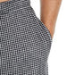 Perry Ellis Men's Gingham Check Pajama Shorts Black Size Large