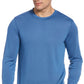 Perry Ellis Men's Jersey Long-Sleeve Pajama T-Shirt Blue Size Medium
