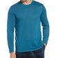 Perry Ellis Men's Jersey Long Sleeve Pajama T-Shirt Blue Size Small