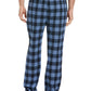 Perry Ellis Men's Flannel Pajama Pants Blue Size Medium