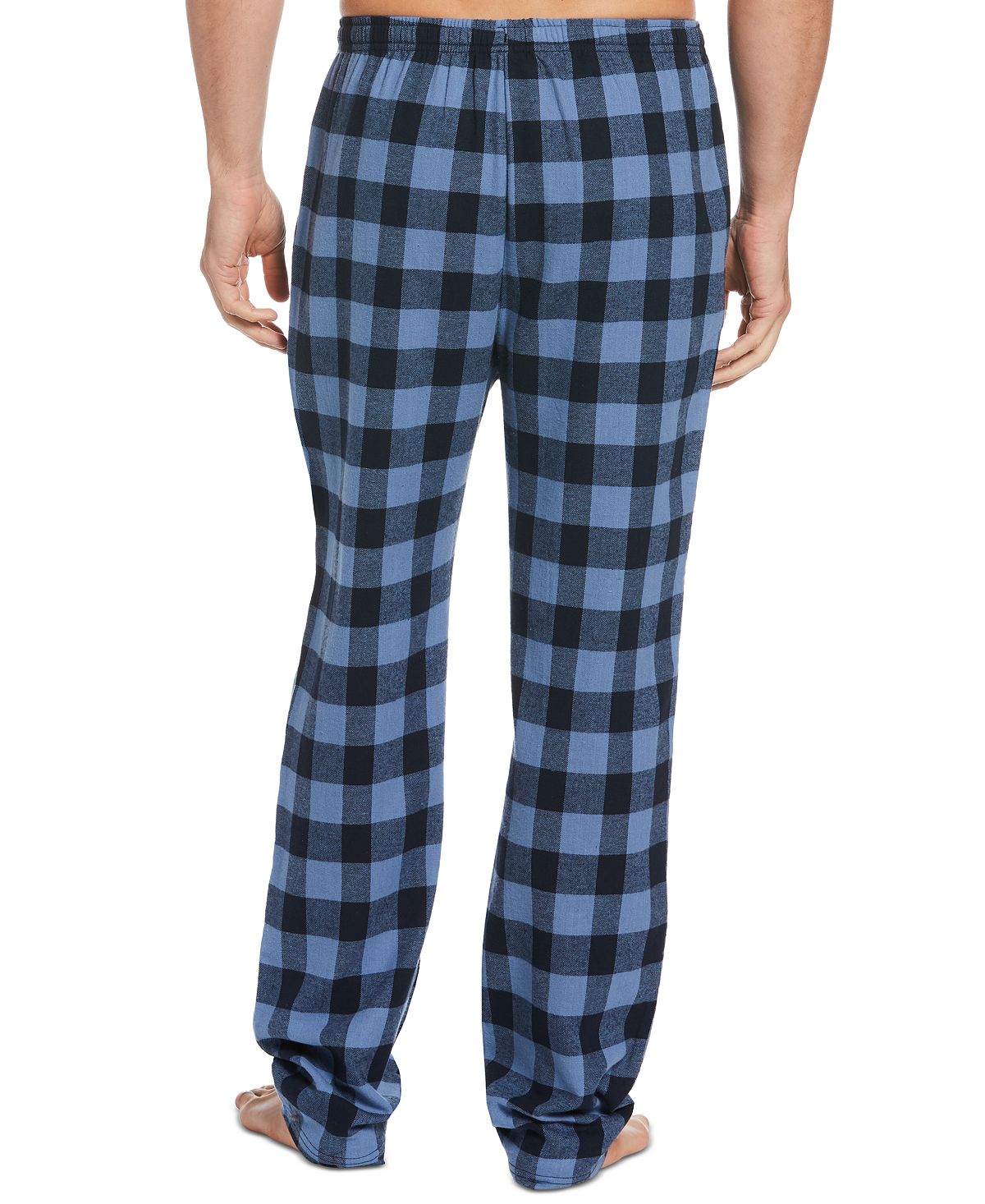 Perry Ellis Men's Flannel Pajama Pants Blue Size Medium