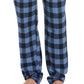 Perry Ellis Men's Flannel Pajama Pants Blue Size Medium