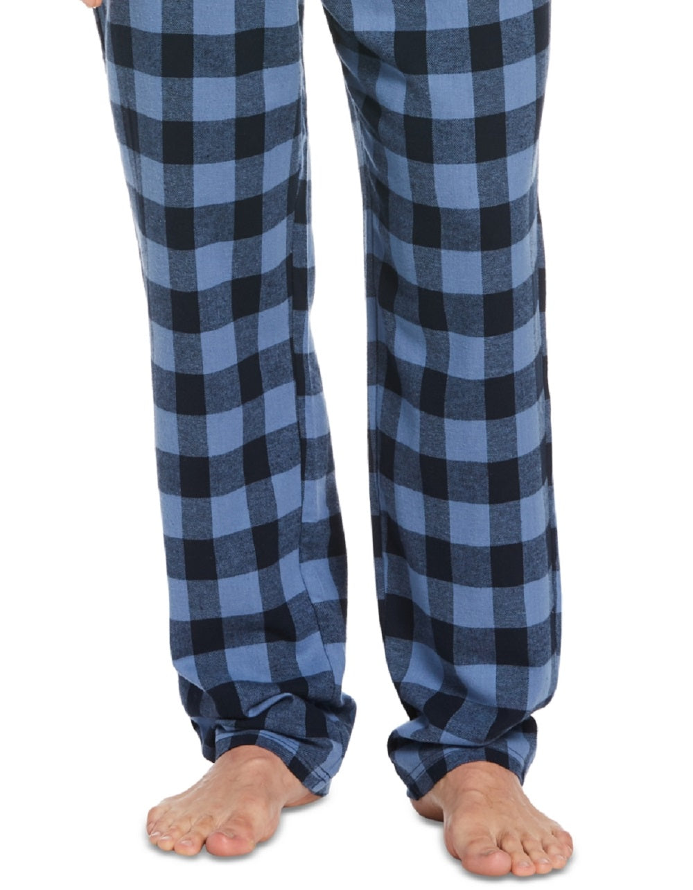 Perry Ellis Men's Flannel Pajama Pants Blue Size Medium