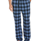 Perry Ellis Men's Flannel Pajama Pants Blue Size Medium