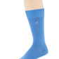 Perry Ellis Men's Socks Rayon Dress Sock Single Pack Blue Size Regular