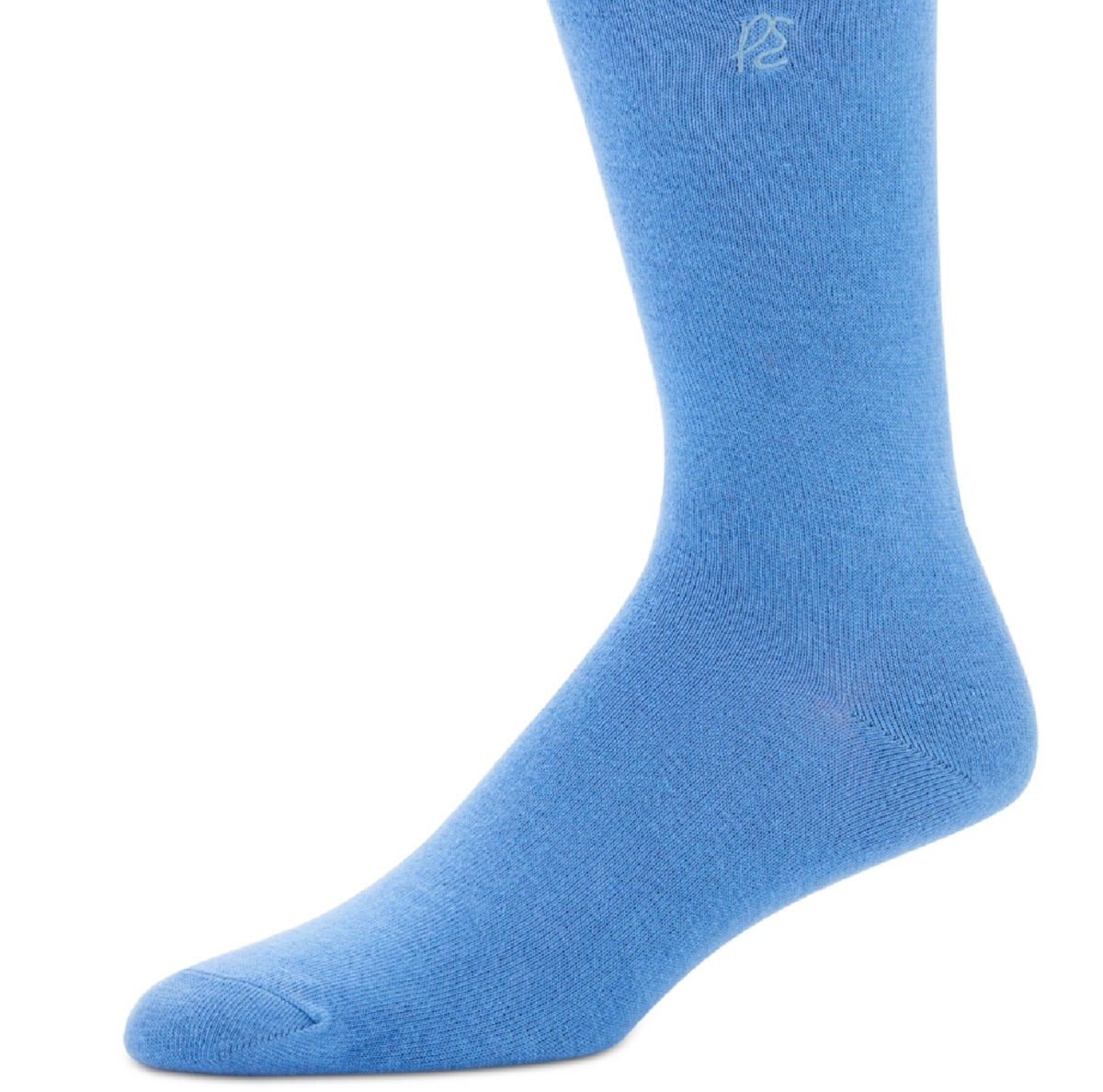 Perry Ellis Men's Socks Rayon Dress Sock Single Pack Blue Size Regular