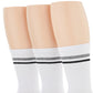 Perry Ellis Men's Retro Stripe Crew Pack Of 3 Socks White Size Regular